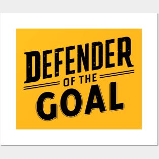 Goalkeeper Defender of the goal Posters and Art